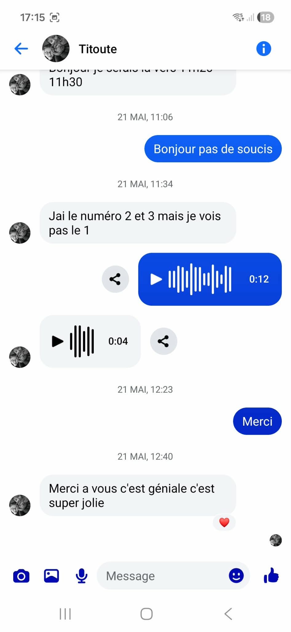 Qualité Olfactive - Messenger